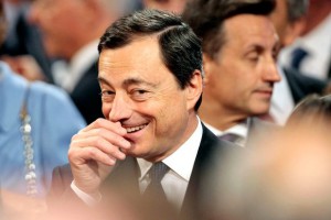 Prezes EBC,. Mario Draghi