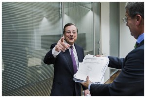 Mario Draghi, prezes EBC