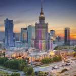 Panomara Warszawy z widokiem Pałacu Kultury