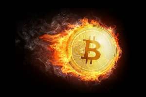 bitcoin płonie