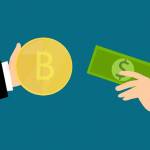 Moneta Bitcoin i dolar