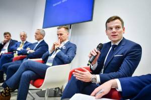 Przewodniczący KNF Jacek Jastrzębski podczas Kongresu 590